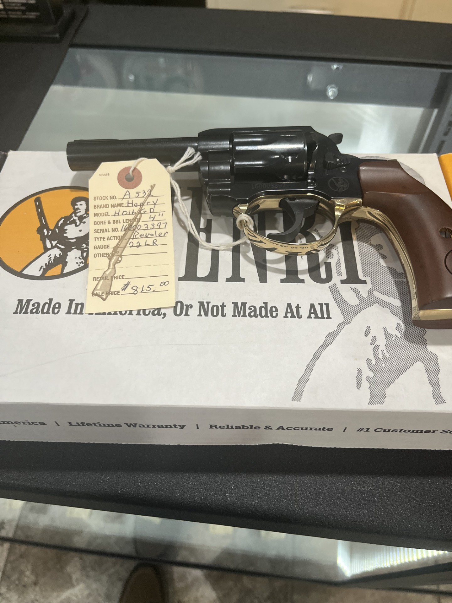 Henry 22 LR Revolver 10 Round Preowned